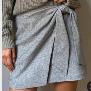 WILFRED WRAP FRONT SKIRT